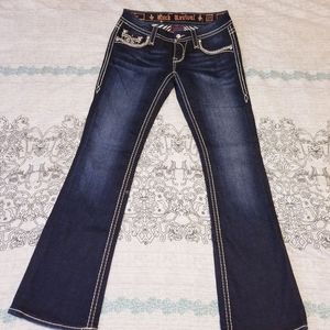 Rock Revival Boot Cut Dark Denim Jeans